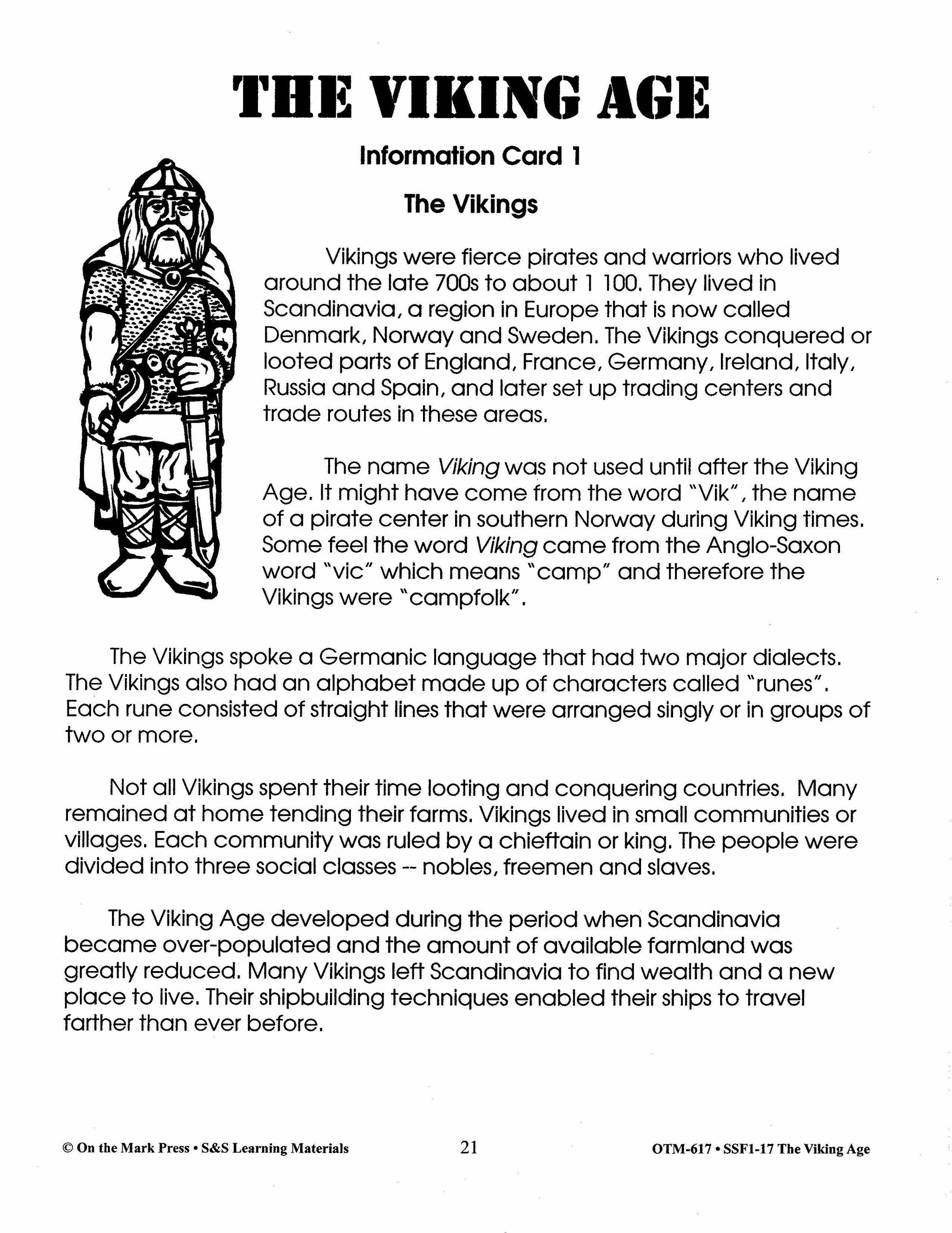The Viking Age Grades 4-6