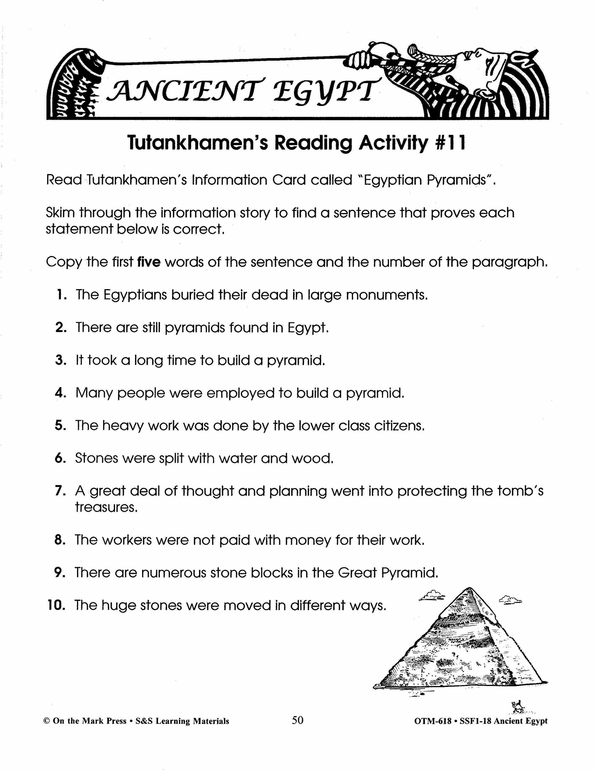 Ancient Egypt Grades 4-6