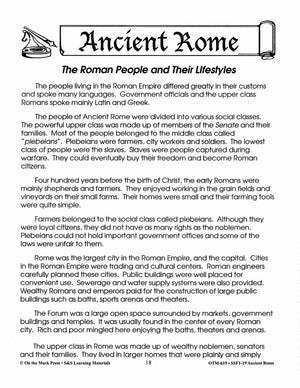 Ancient Rome Grades 4-6