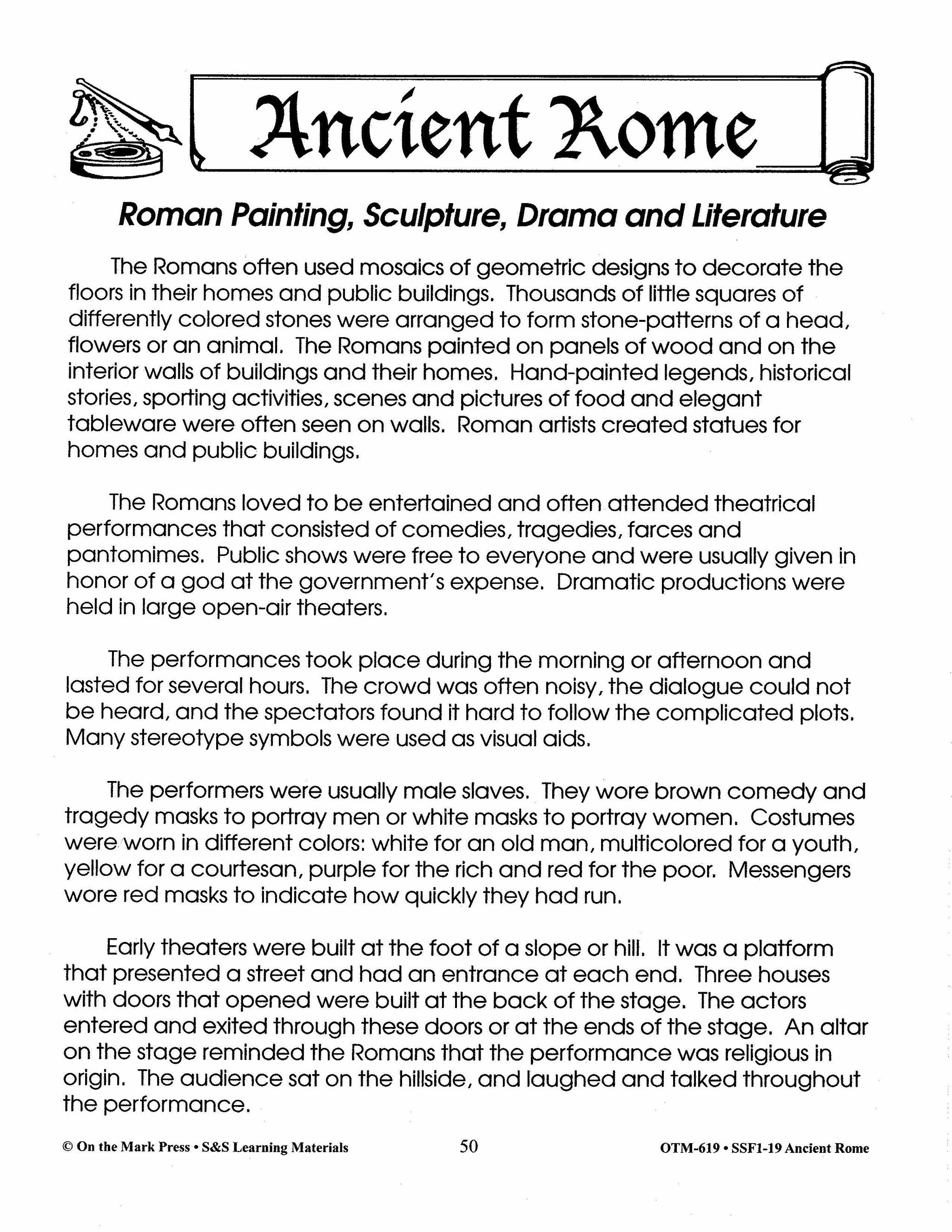 Ancient Rome Grades 4-6