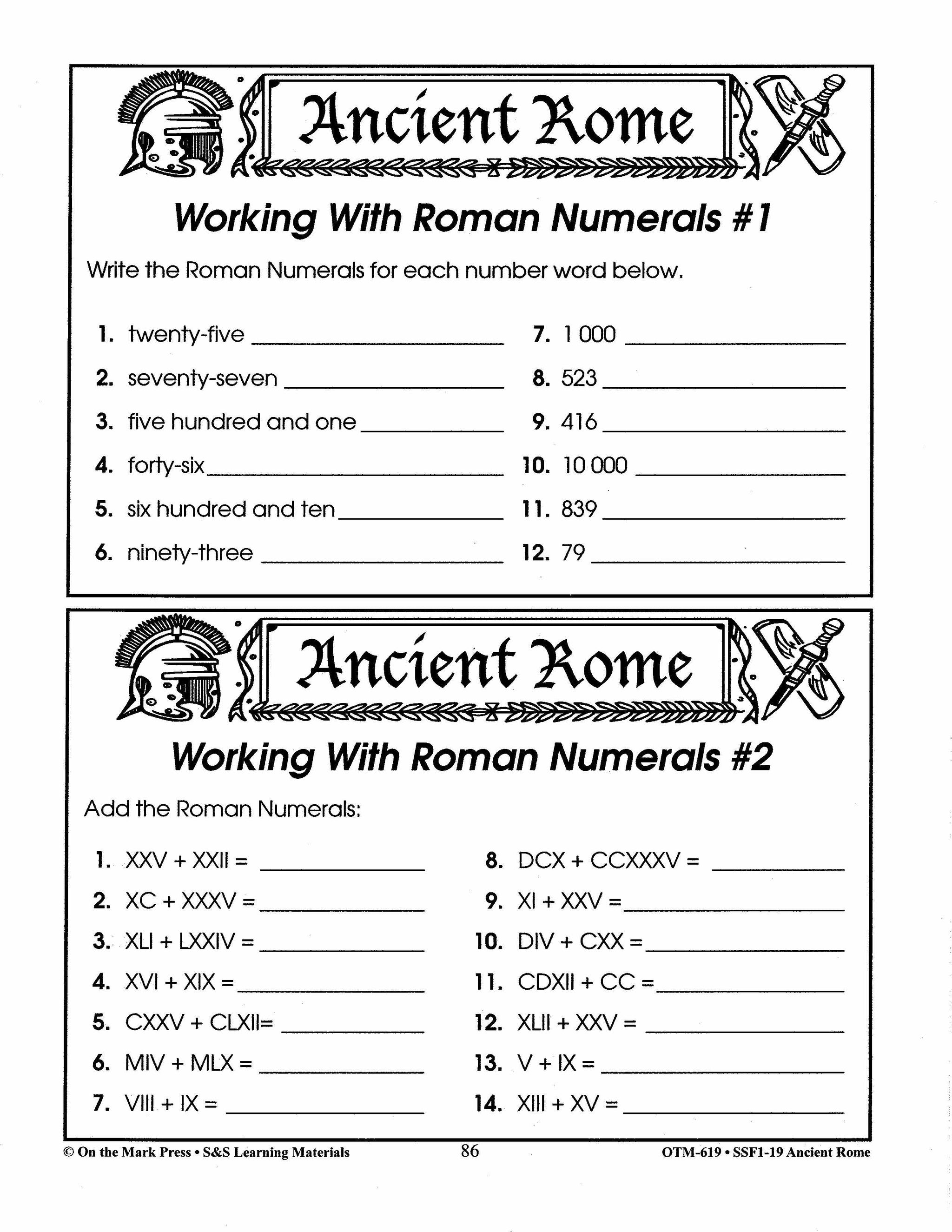 Ancient Rome Grades 4-6