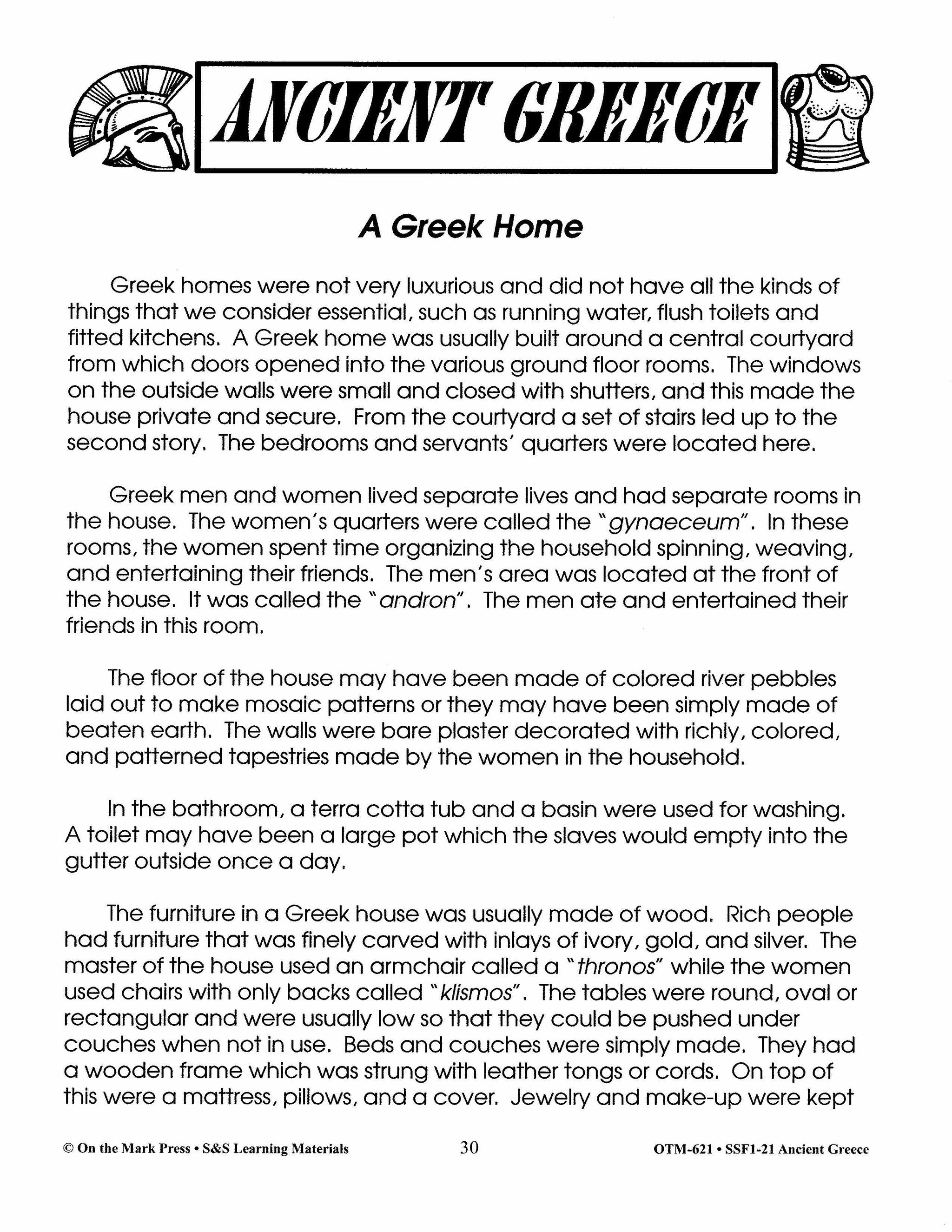 Ancient Greece Grades 4-6
