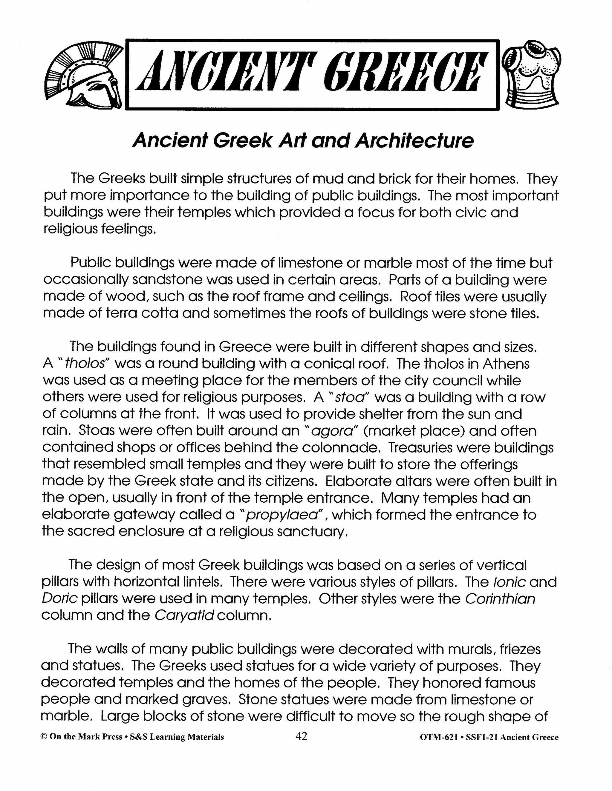 Ancient Greece Grades 4-6
