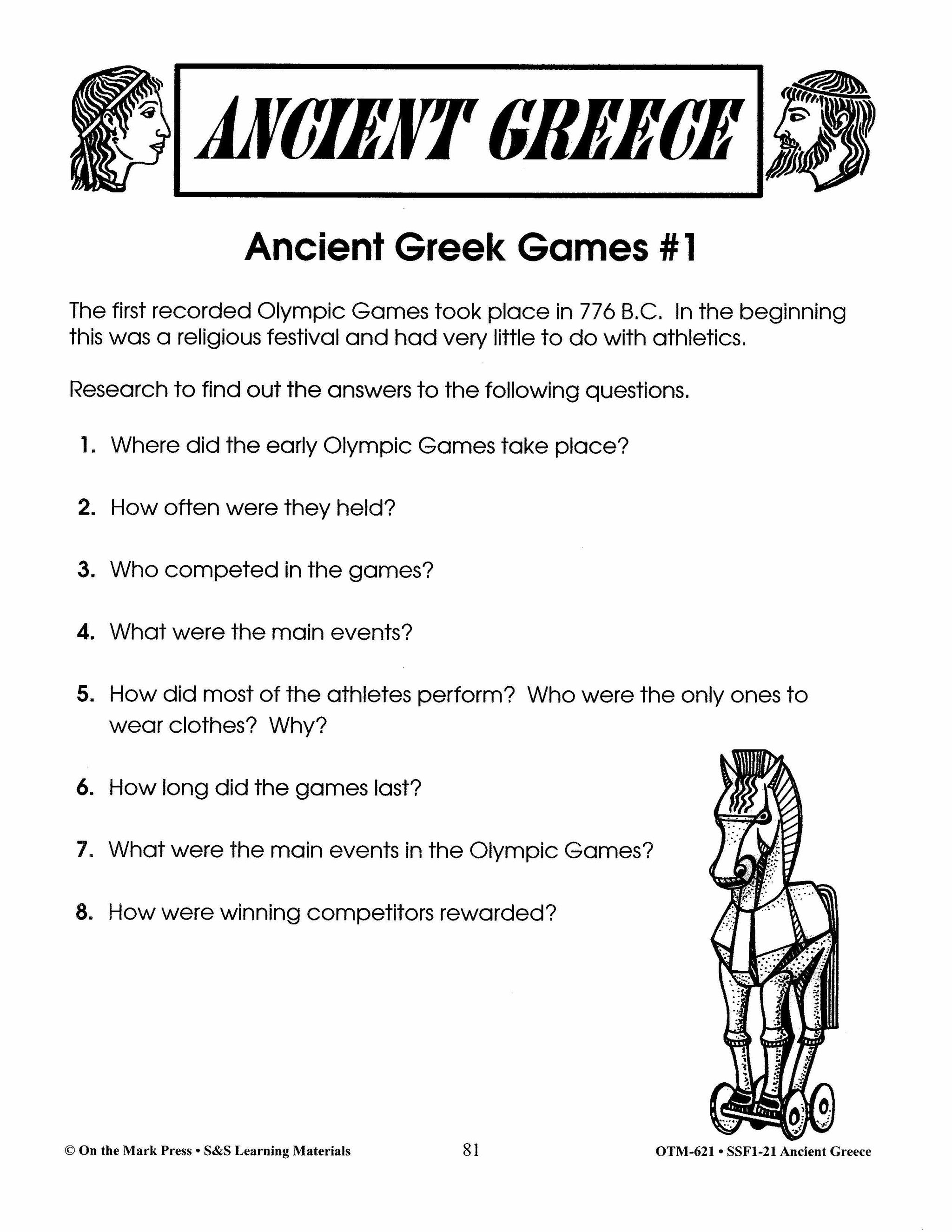 Ancient Greece Grades 4-6