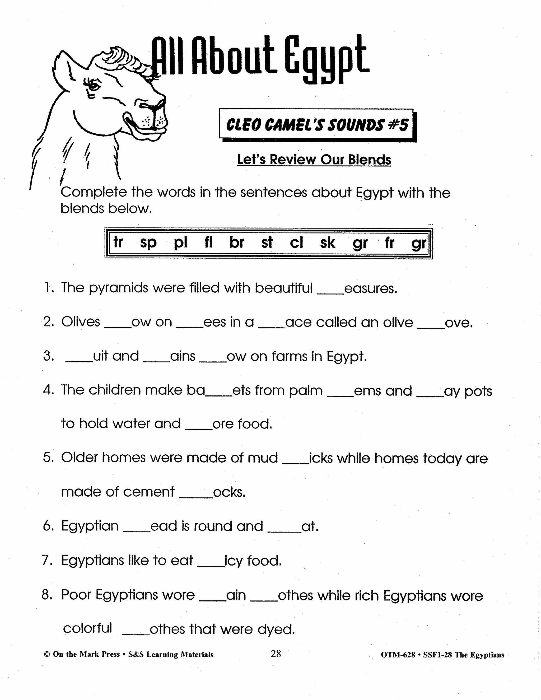 Egyptians Today & Yesterday Grades 2-3