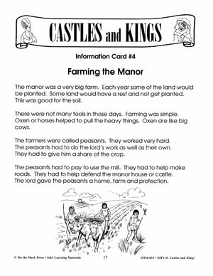 Castles and Kings Grades 4-6 Reading Level 3.0 to 4.0