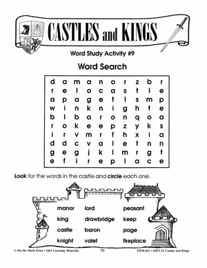 Castles and Kings Grades 4-6 Reading Level 3.0 to 4.0