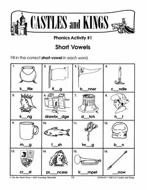 Castles and Kings Grades 4-6 Reading Level 3.0 to 4.0