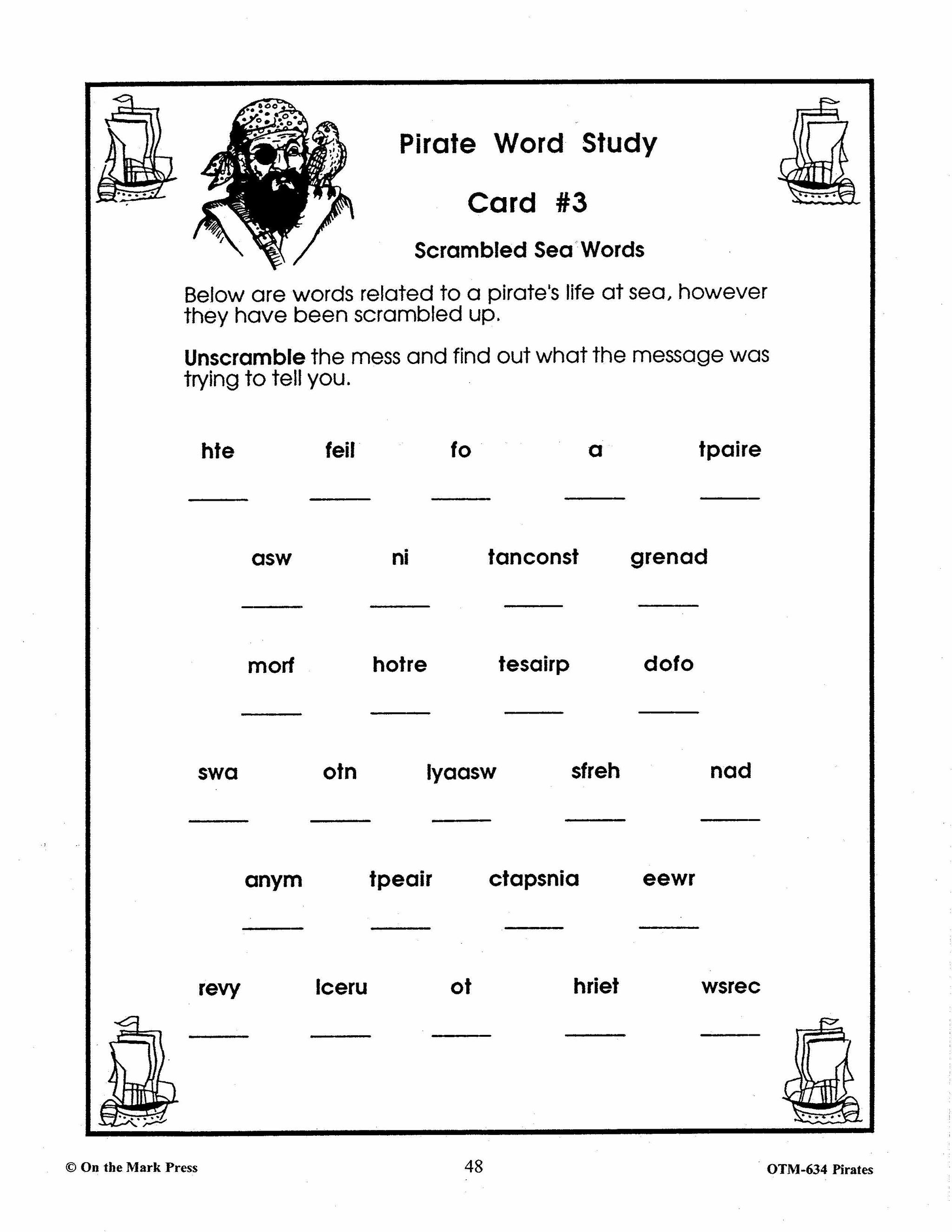 Pirates Grades 4-6