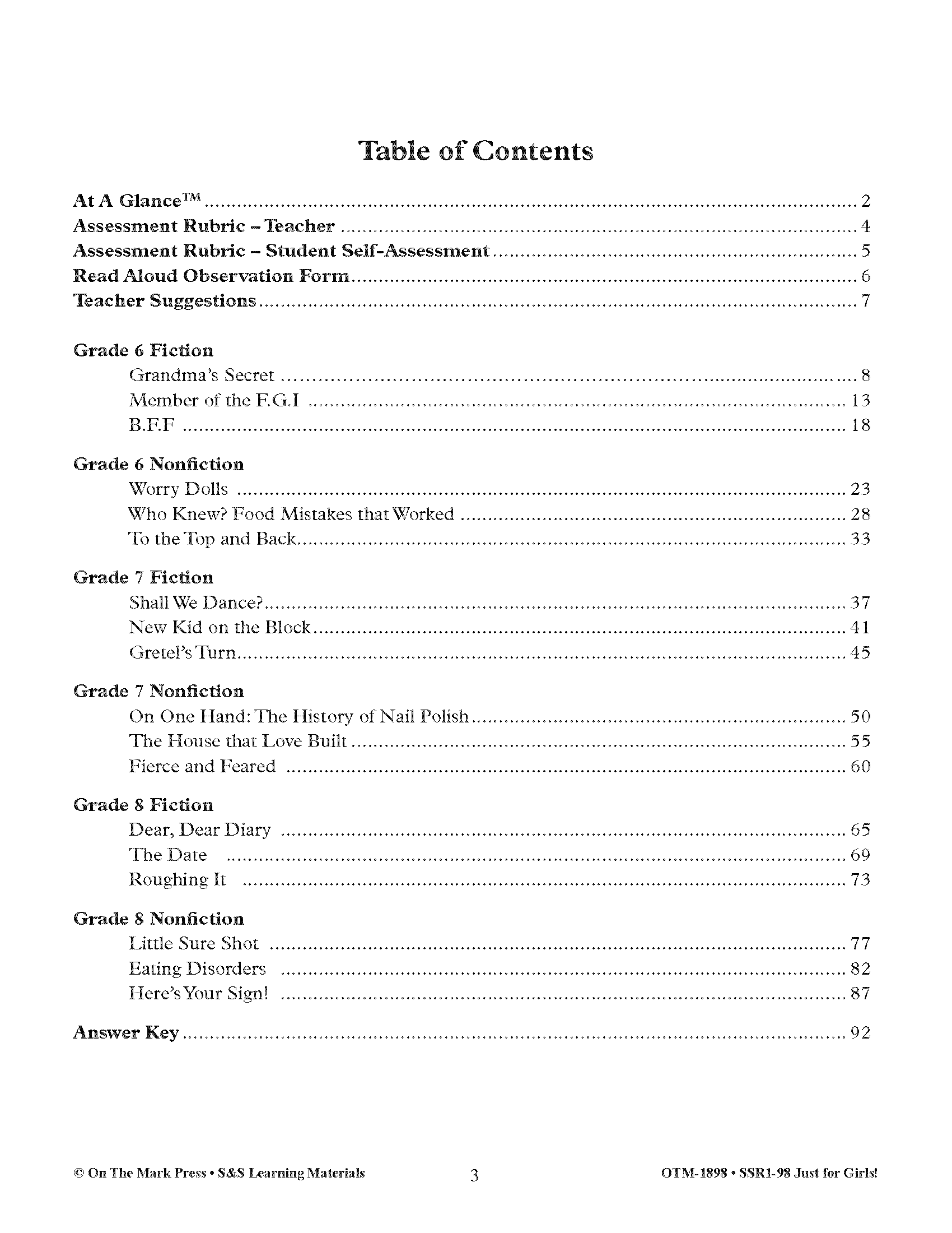 Fiction & Nonfiction Reading Savings Bundle! Grades 6-8