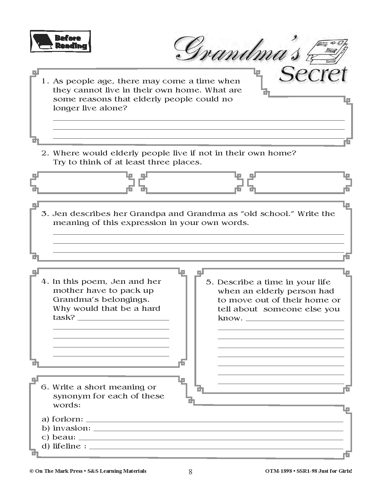 Fiction & Nonfiction Reading Savings Bundle! Grades 6-8