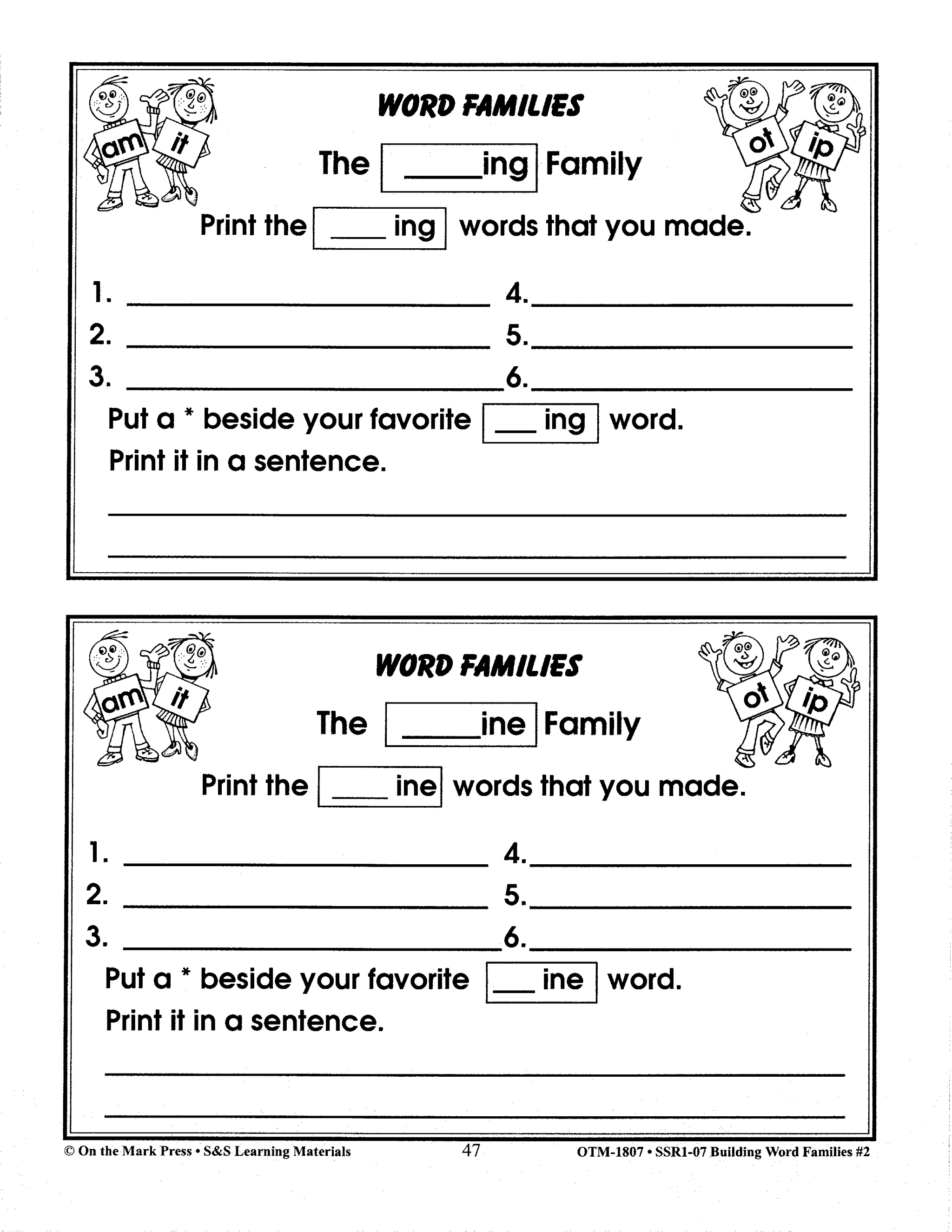 Word Families: Long & Short Vowels - A Two Book Savings Bundle!