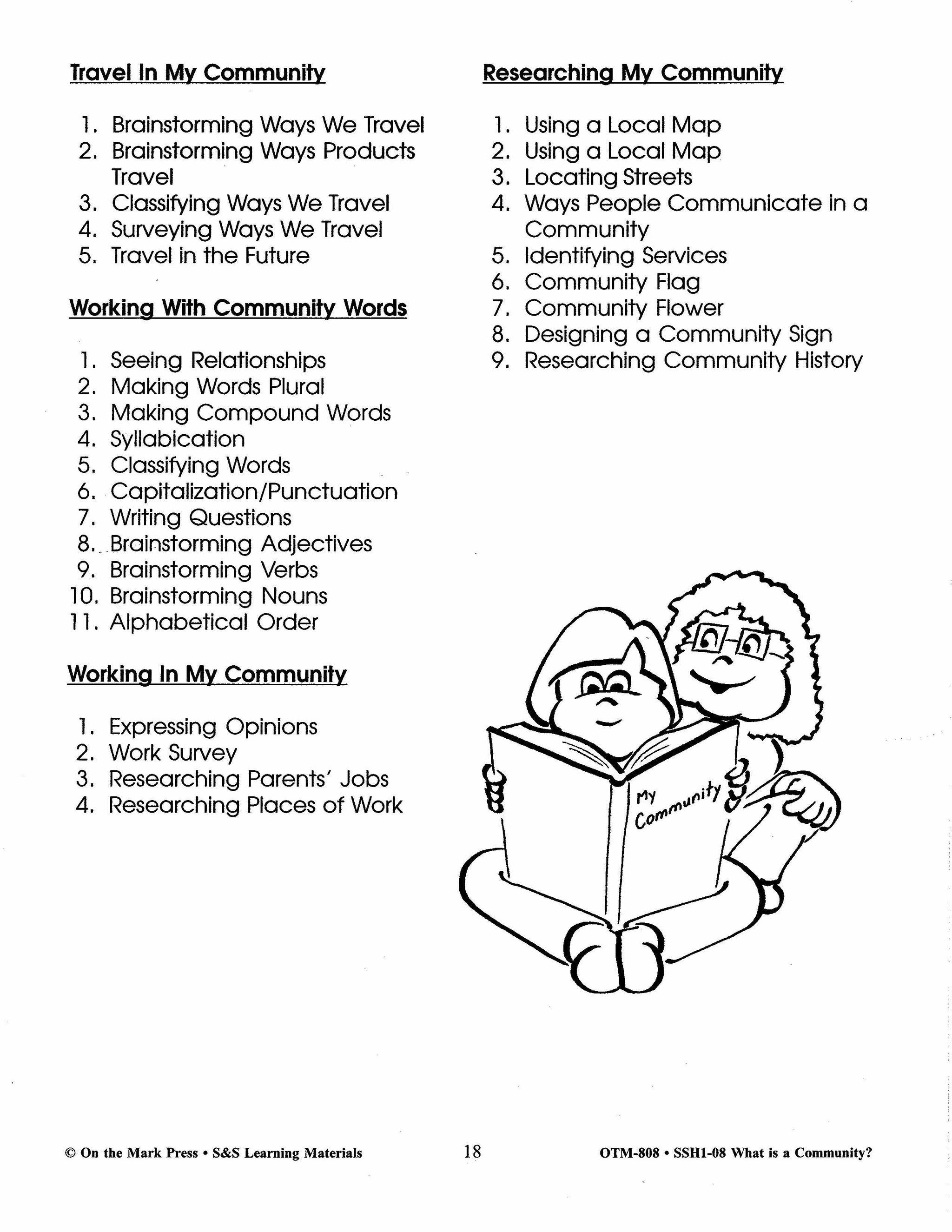 What is a Community? Grades 2-4
