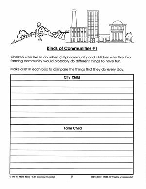 What is a Community? Grades 2-4