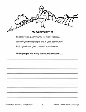 What is a Community? Grades 2-4