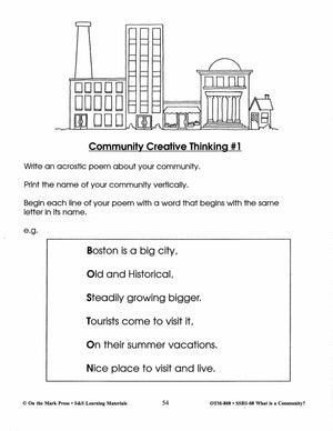 What is a Community? Grades 2-4