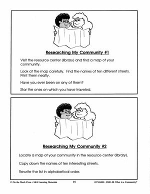 What is a Community? Grades 2-4