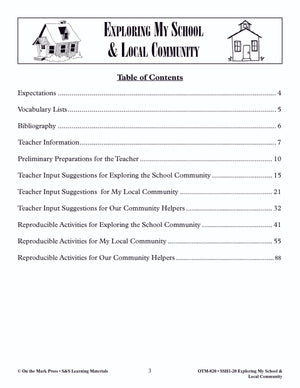 Exploring My School & Local Community Grade 1