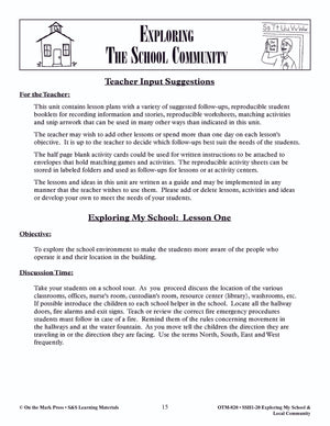 Exploring My School & Local Community Grade 1