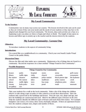 Exploring My School & Local Community Grade 1