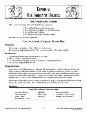 Exploring My School & Local Community Grade 1