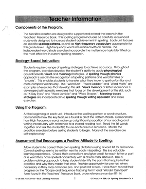 Spelling Grade 1 Program & Blacklines Bundle! * 36 Weeks of Content!