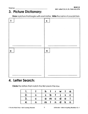 Spelling Grade 1 Program & Blacklines Bundle! * 36 Weeks of Content!