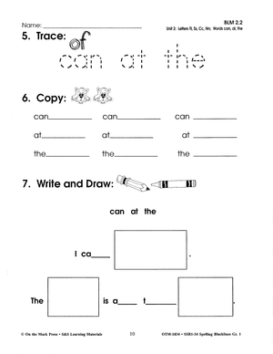 Spelling Grade 1 Program & Blacklines Bundle! * 36 Weeks of Content!