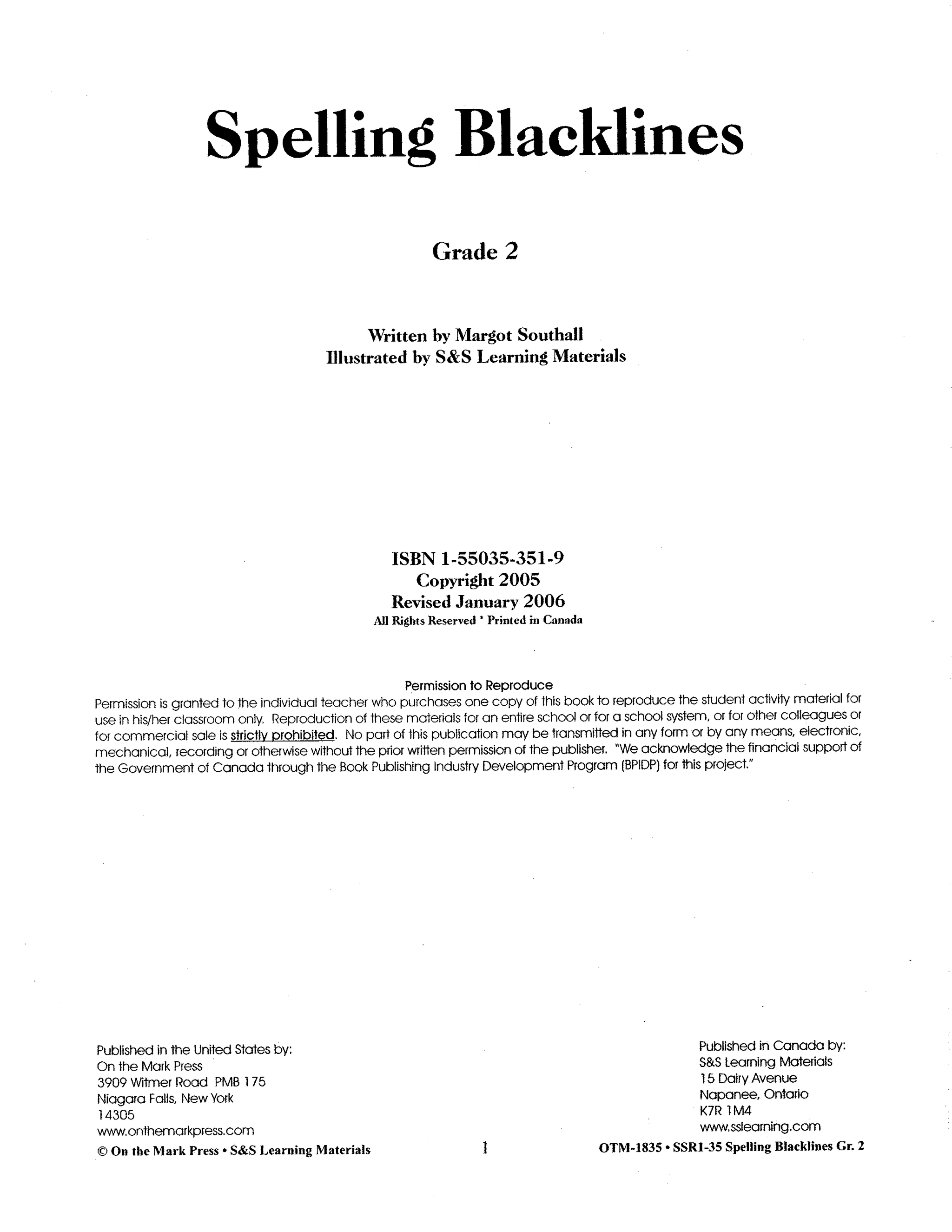 Spelling Grade 2 Program & Blacklines Bundle! * 36 Weeks of Content!