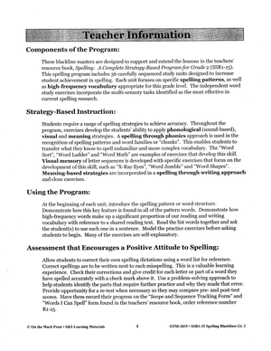 Spelling Grade 2 Program & Blacklines Bundle! * 36 Weeks of Content!