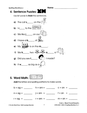 Spelling Grade 2 Program & Blacklines Bundle! * 36 Weeks of Content!