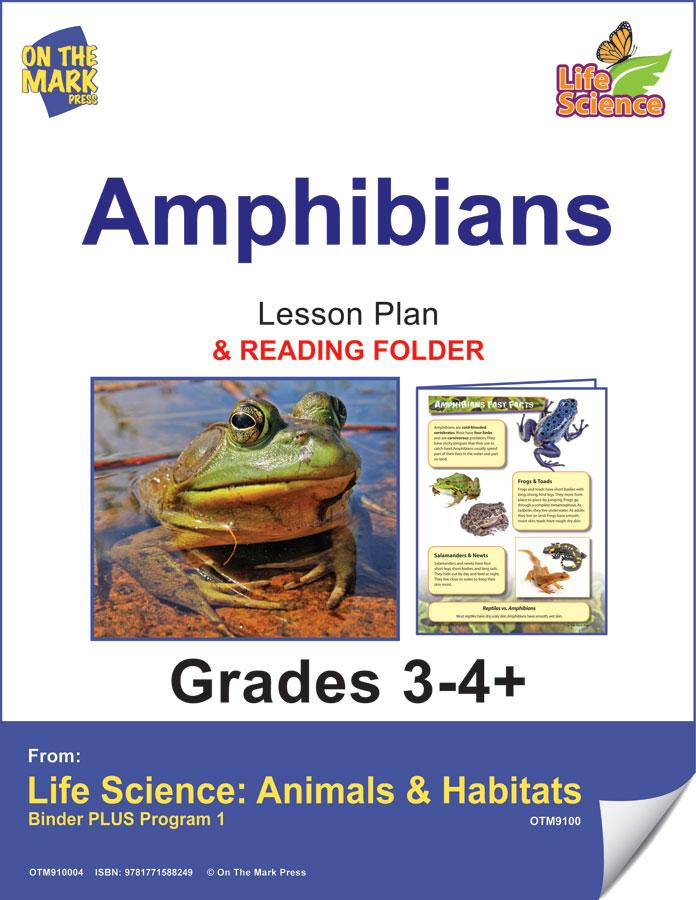 Amphibians Activities & Fast Fact Reading Folder Grades 3+