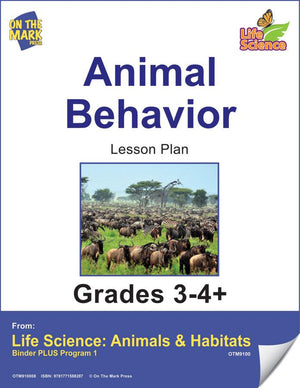Animal Behavior Activities Grades 3+