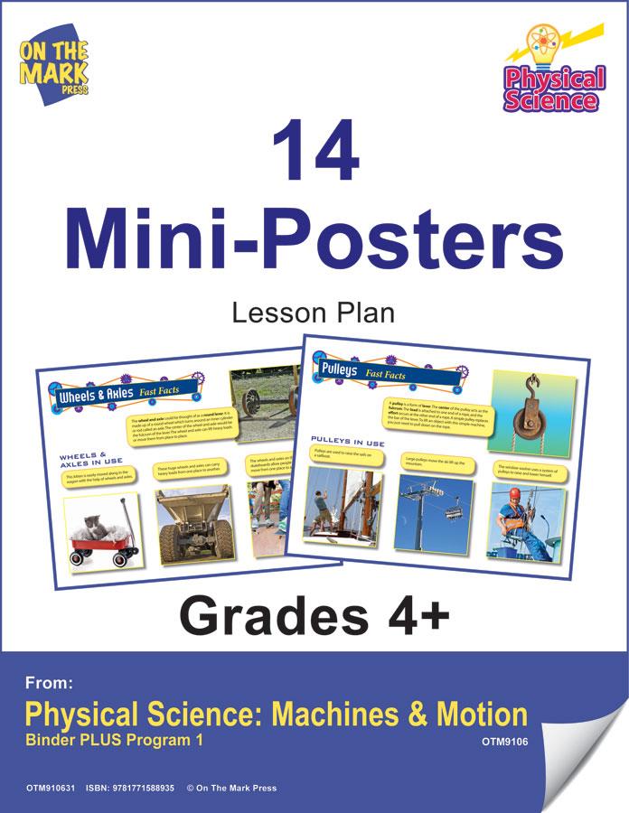 14 Physical Science Mini-Posters Grades 4+