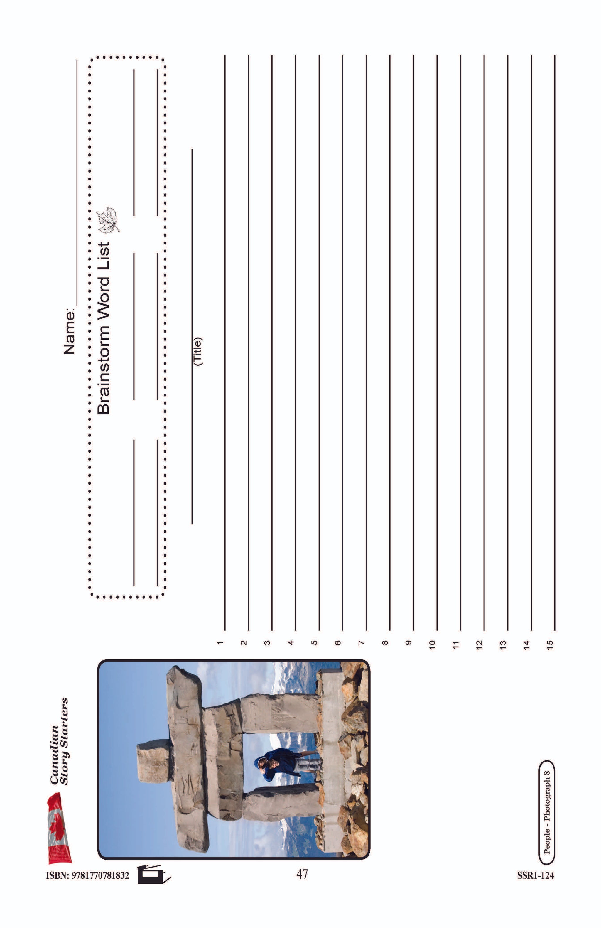 Canadian Story Starters Grades 7-8