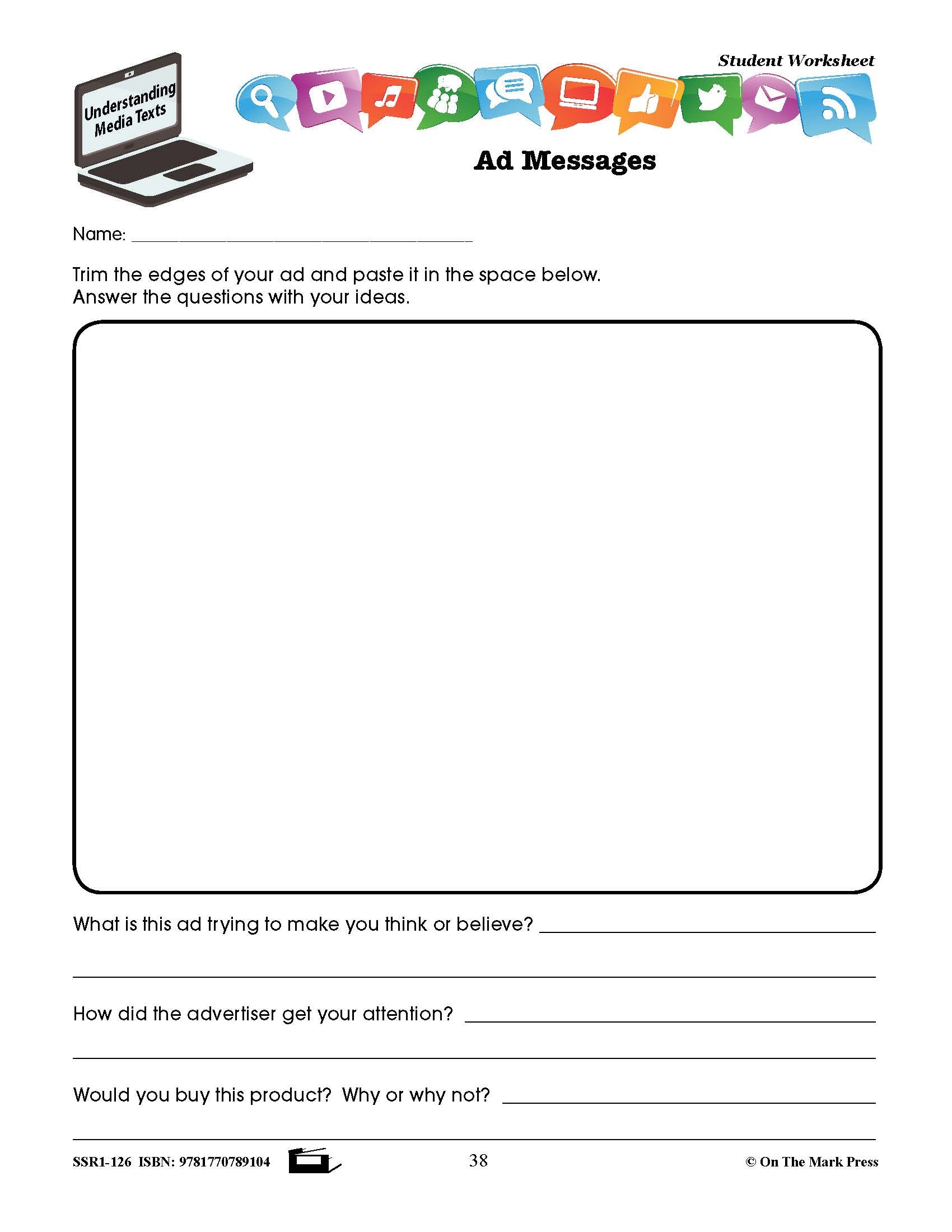 Media Literacy for Canadian Students Grades 2-3 - Understanding Texts and Media Forms