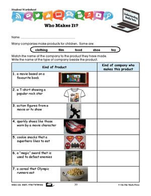 Media Literacy for Canadian Students Grades 2-3 - Understanding Texts and Media Forms