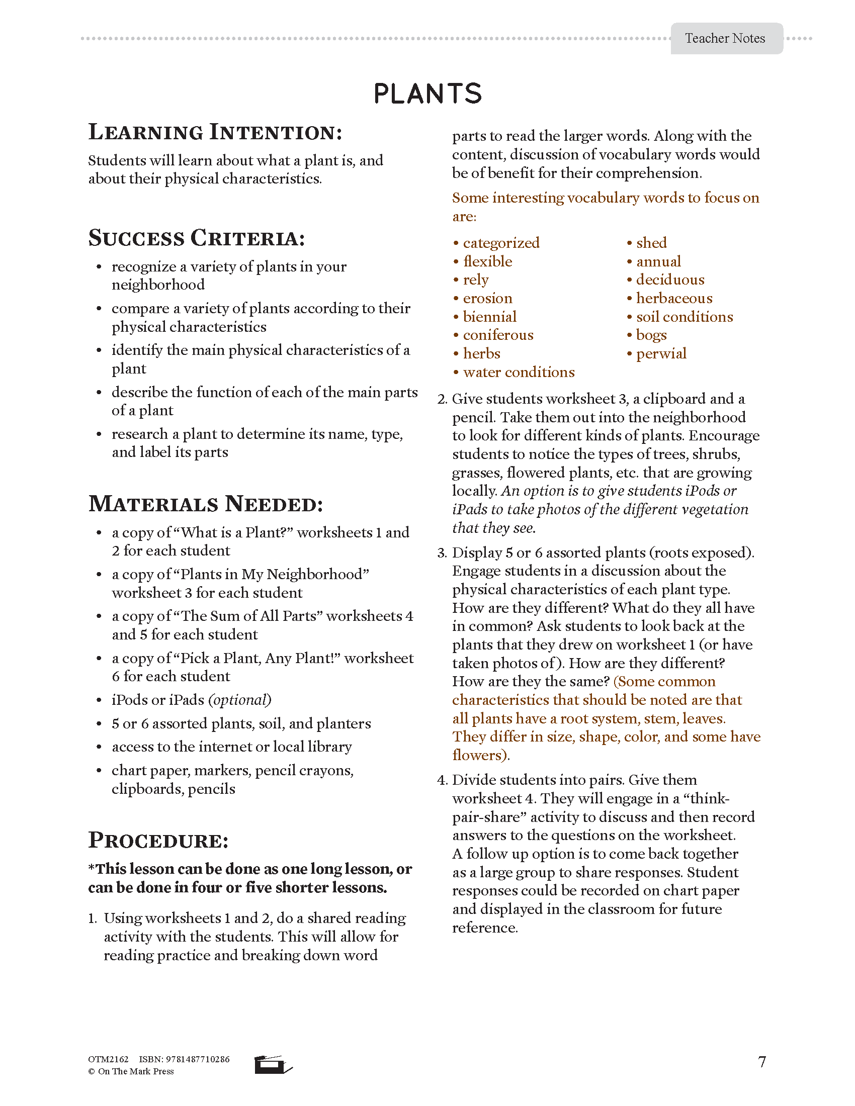 Ontario Grade 3 Science Curriculum Savings Bundle! - A Full Year of Lessons!