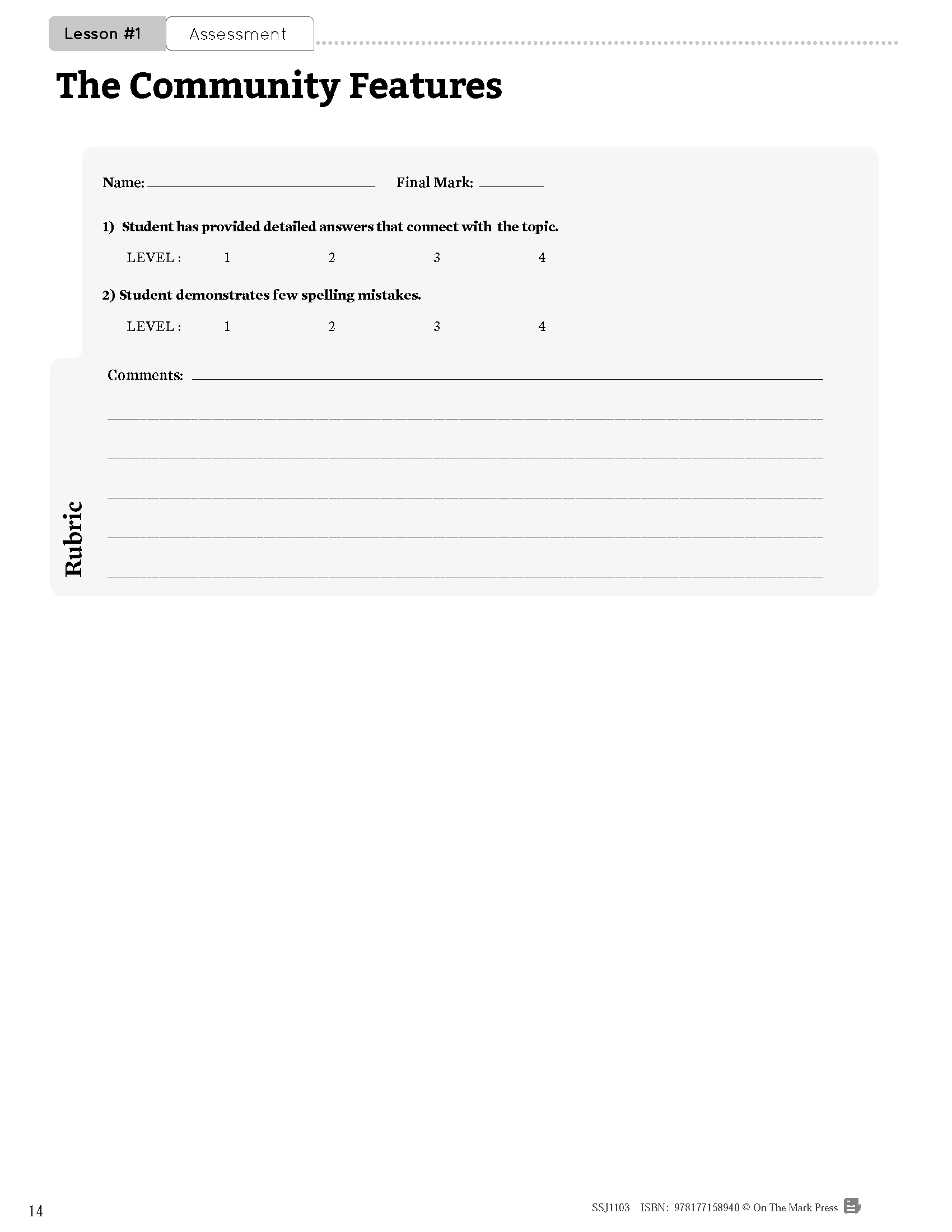 Ontario Grade 1 Social Studies Curriculum Savings Bundle!