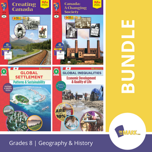 Ontario Grade 8 History & Geography 4 Book Curriculum Savings Bundle!
