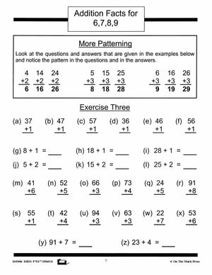 Addition Drill Facts Workbook Grades 2/3 #2
