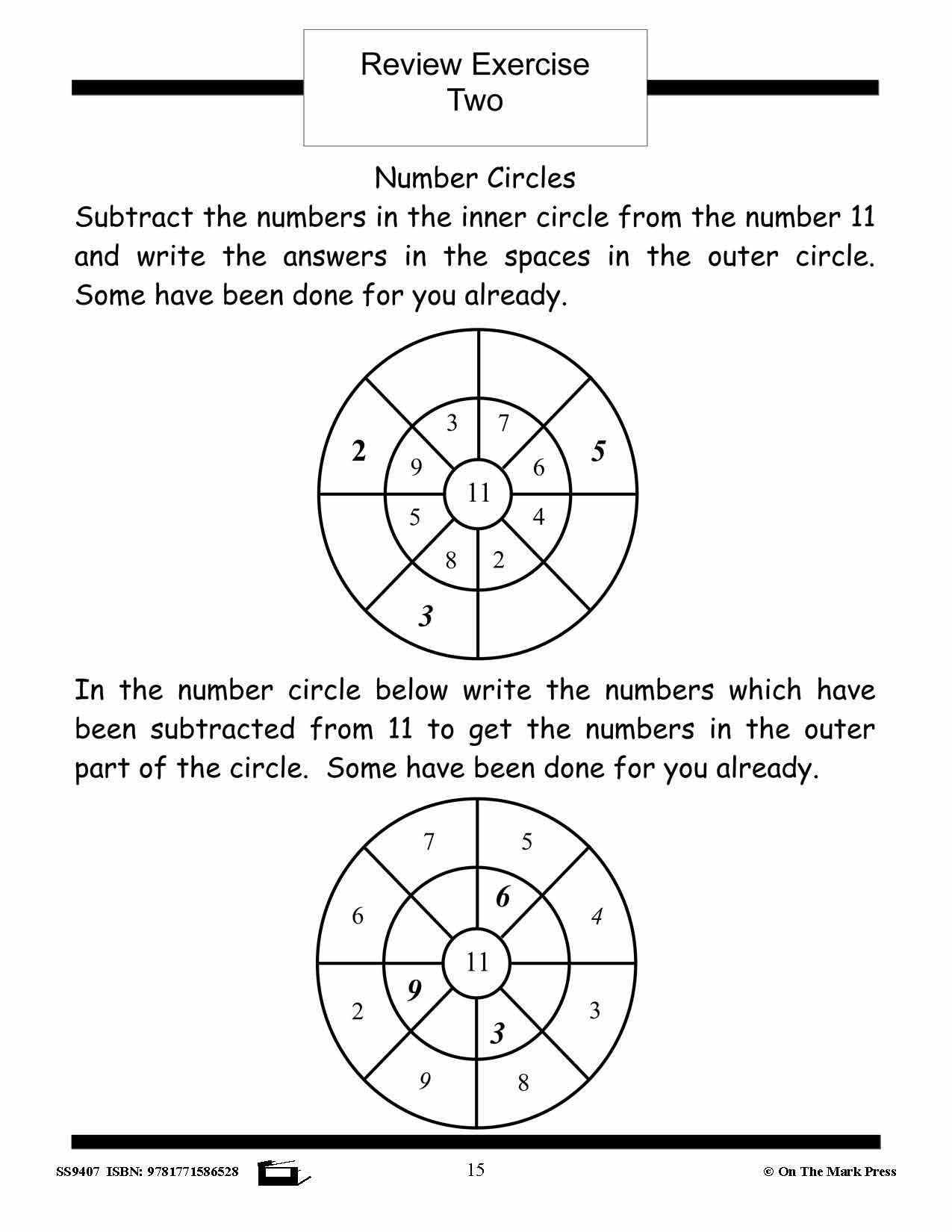 Subtraction Facts Workbook Grades 2/3