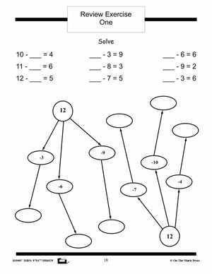 Subtraction Facts Workbook Grades 2/3