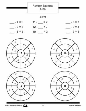 Subtraction Facts Workbook Grades 2/3