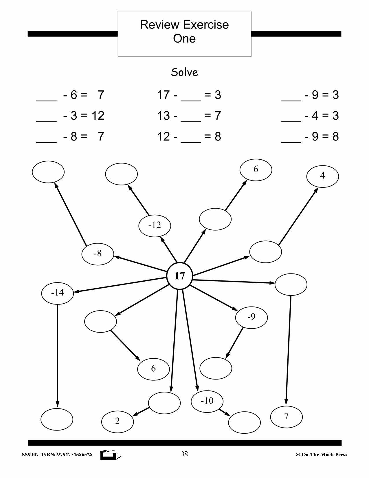 Subtraction Facts Workbook Grades 2/3