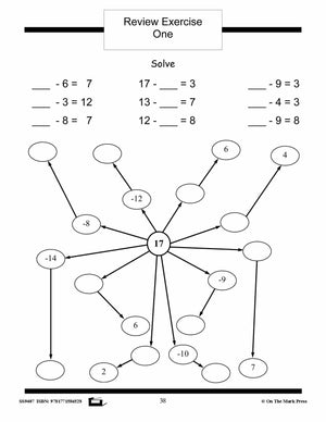 Subtraction Facts Workbook Grades 2/3