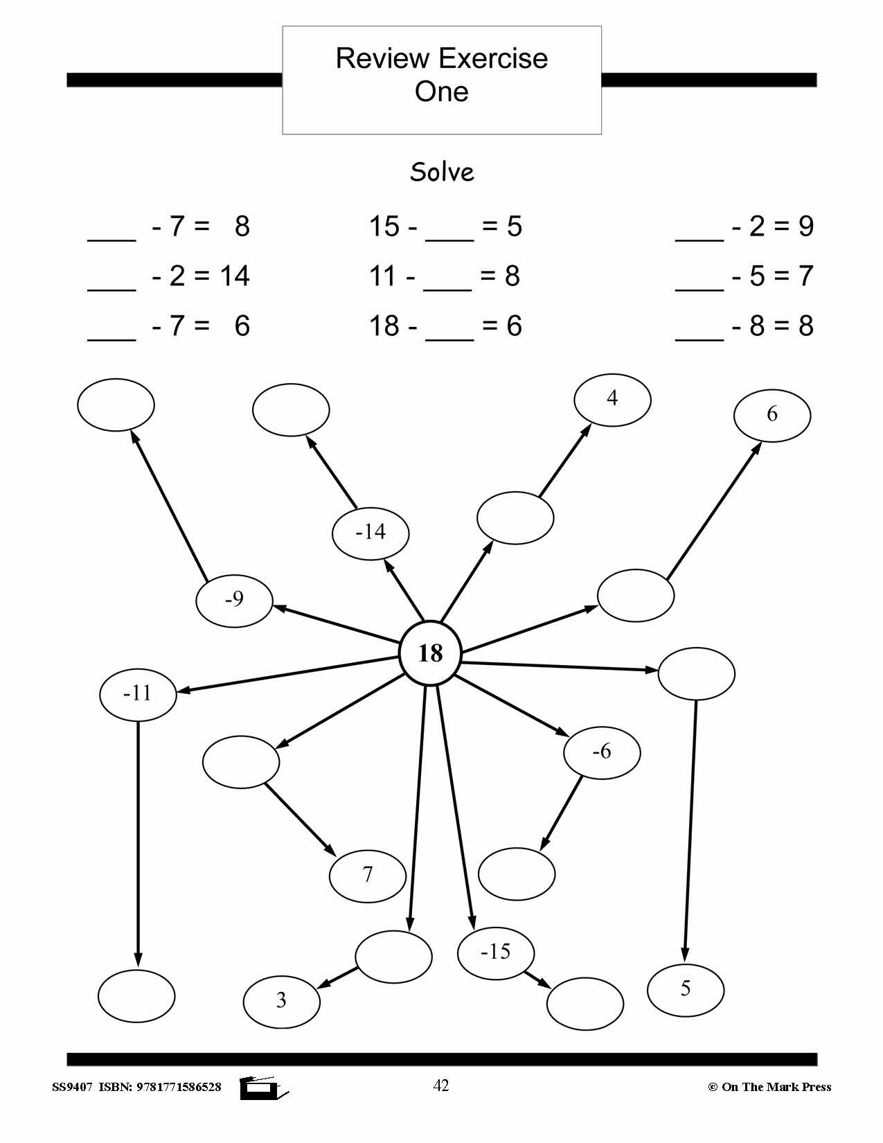 Subtraction Facts Workbook Grades 2/3