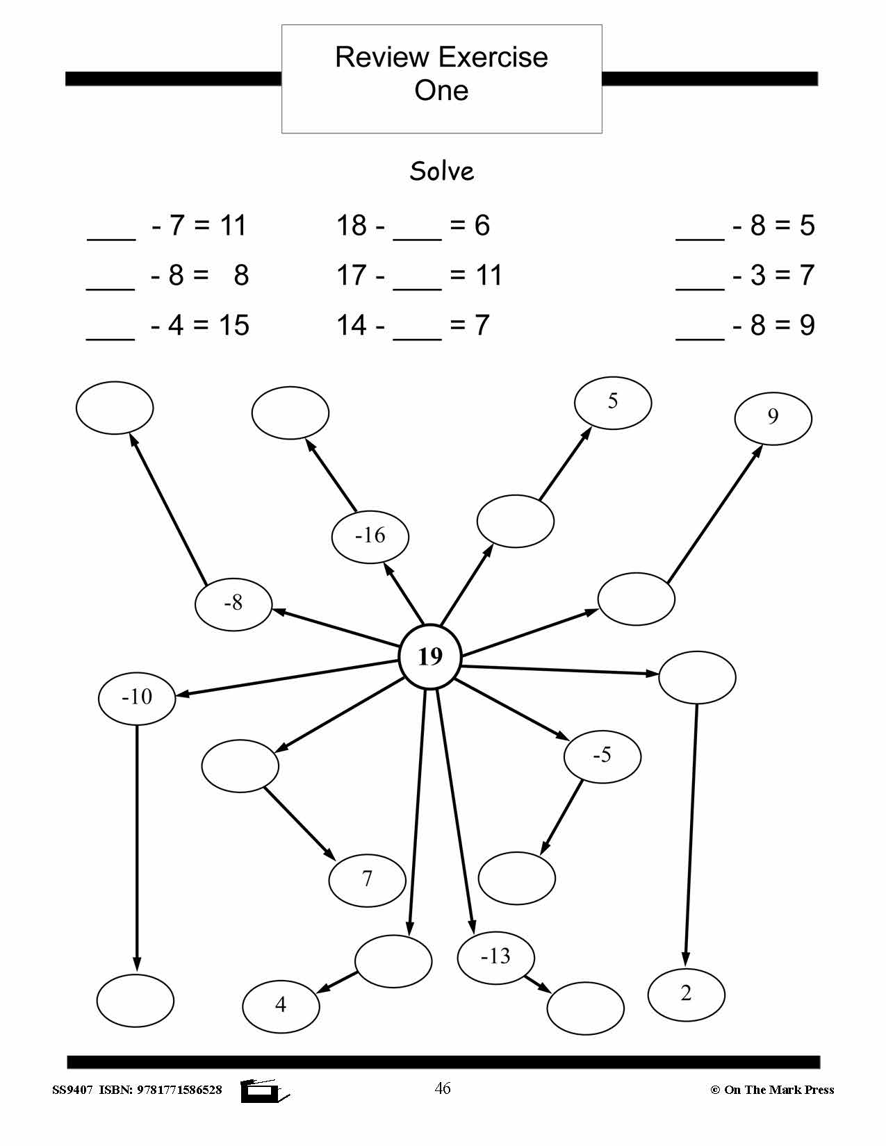 Subtraction Facts Workbook Grades 2/3