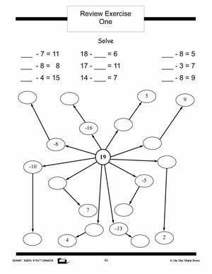 Subtraction Facts Workbook Grades 2/3