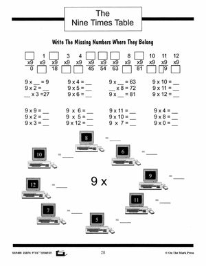 Multiplication Facts Workbook Grades 3/4  #1